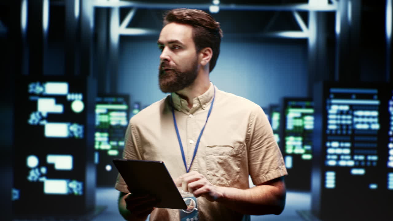 Supervisor in server routine inspection