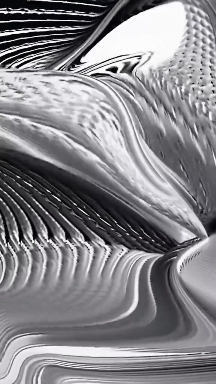 Motivo astratto ipnotico vorticoso in bianco e nero