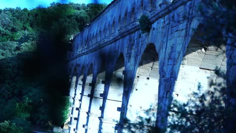 Pont-Du-Gard-Schöne-Historische-Brücke-In-Der-Natur