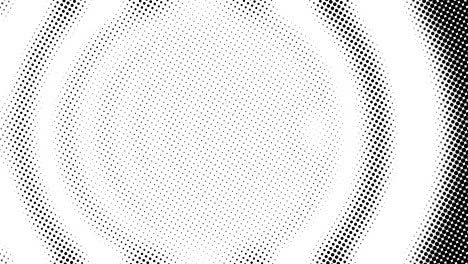 halve toon van veel punten, computer gegenereerde abstracte achtergrond, 3d-rendering achtergrond met optische illusie-effect