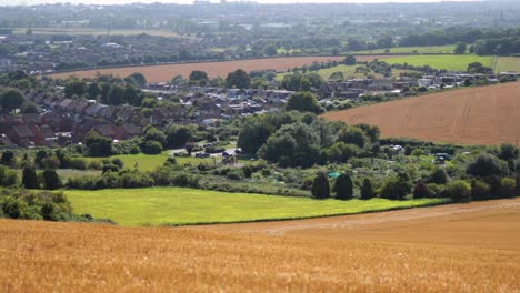 rolling hills and farmland in west sussex