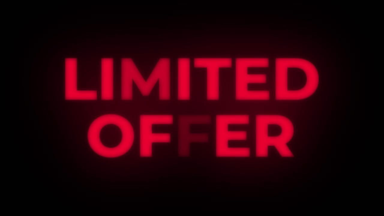 oferta por tiempo limitado