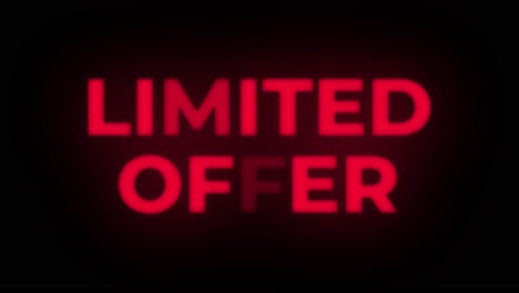 limited time offer