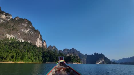 Riding-on-a-tourist-boat-in-sunny-weather