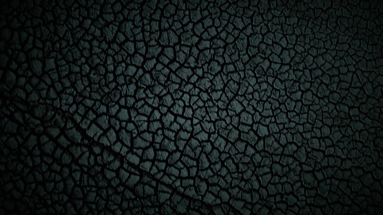 Terreno secco e screpolato di notte