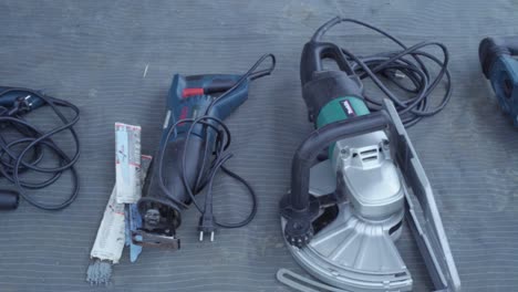 demo of  different types of equipment