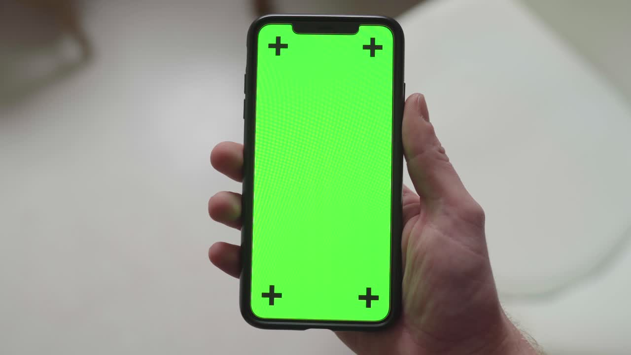 pantalla verde apagada después de su uso