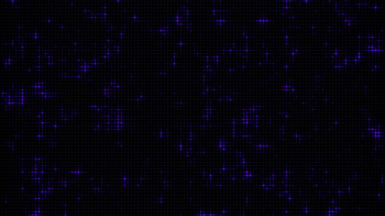 Abstract Digital Background With Glowing Purple Data Grid Pattern