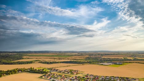 vista aerea de un paisaje rural