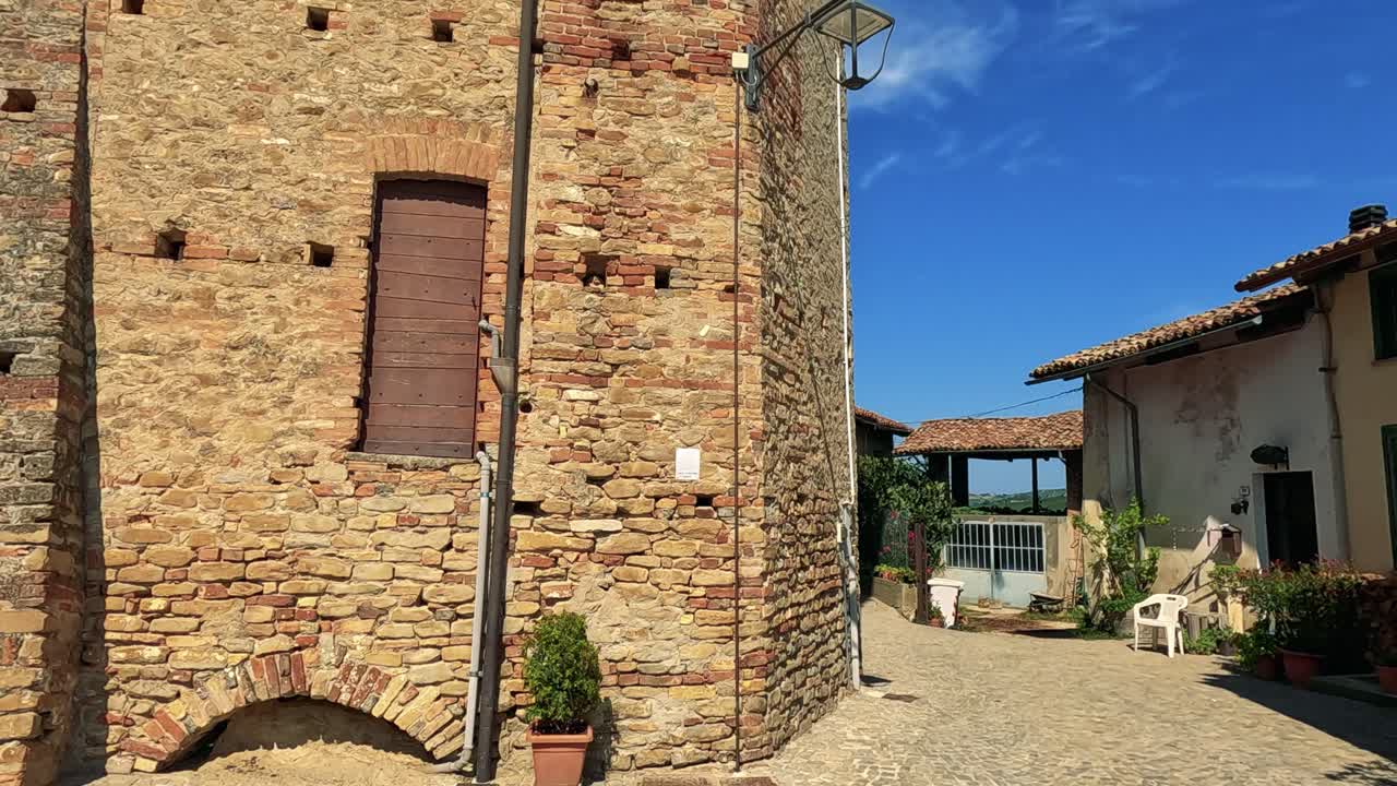 고대 벽돌 건축물 의 경치 가 아름답다