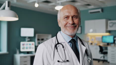 portrait of a senior doctor