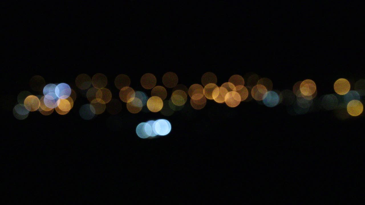Night City Bokeh Background