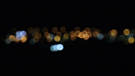 fondo de bokeh de la ciudad nocturna