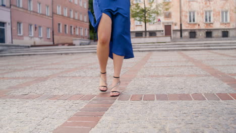 Happy-Woman-Dancing-Alone-In-A-Public-Square