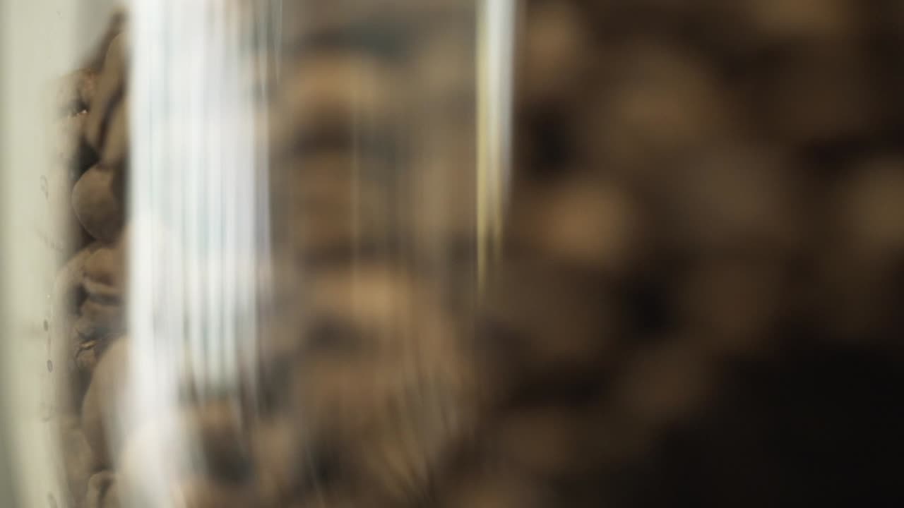 Coffee Beans in a Glass Jar