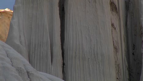 Panup-From-The-Eroded-Base-Of-A-White-Limestone-Rock-Formation-To-The-Granite-Boulder-Sitting-On-Top