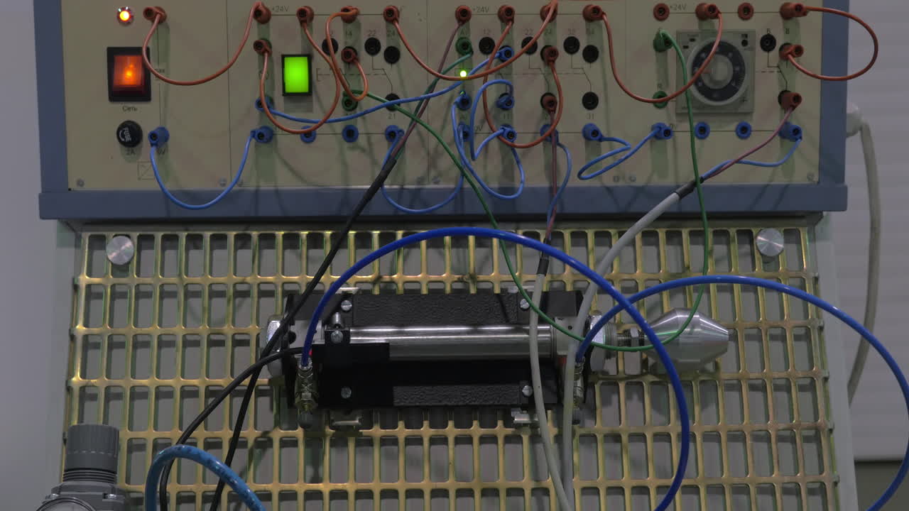 herramienta eléctrica neumática en el trabajo