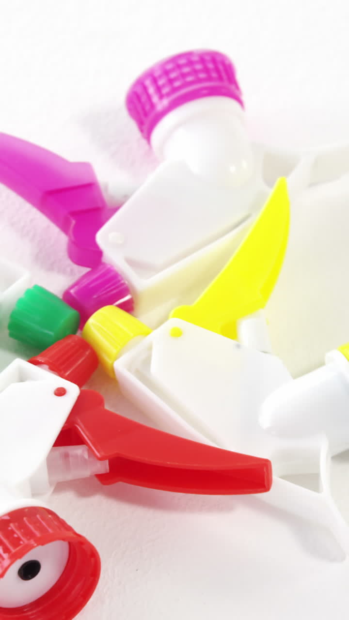 스프레이 병 머리의 클로즈업