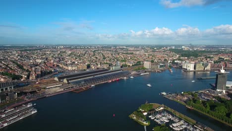 City-aerial-view-over-Amsterdam