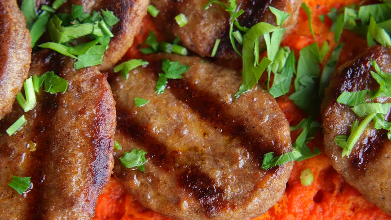 감자 김과 함께 그릴 된 고기 어리