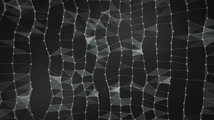 Concetto Digitale Astratto di Figure Geometriche: Poligono - Frattali Plexus