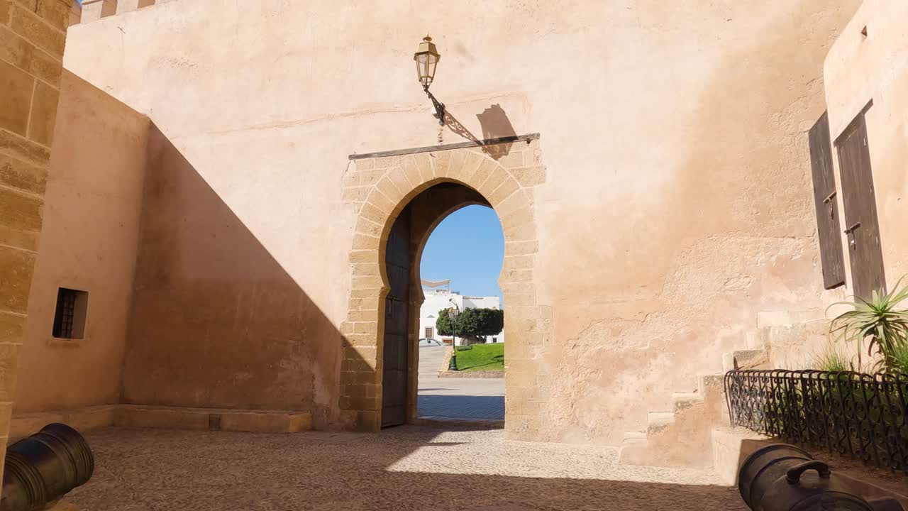 Kasbah of the Udayas: Ancient door opening to Rabat's scenic road