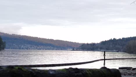 various shots at barnet marine park in bc, canada on a nice winter day