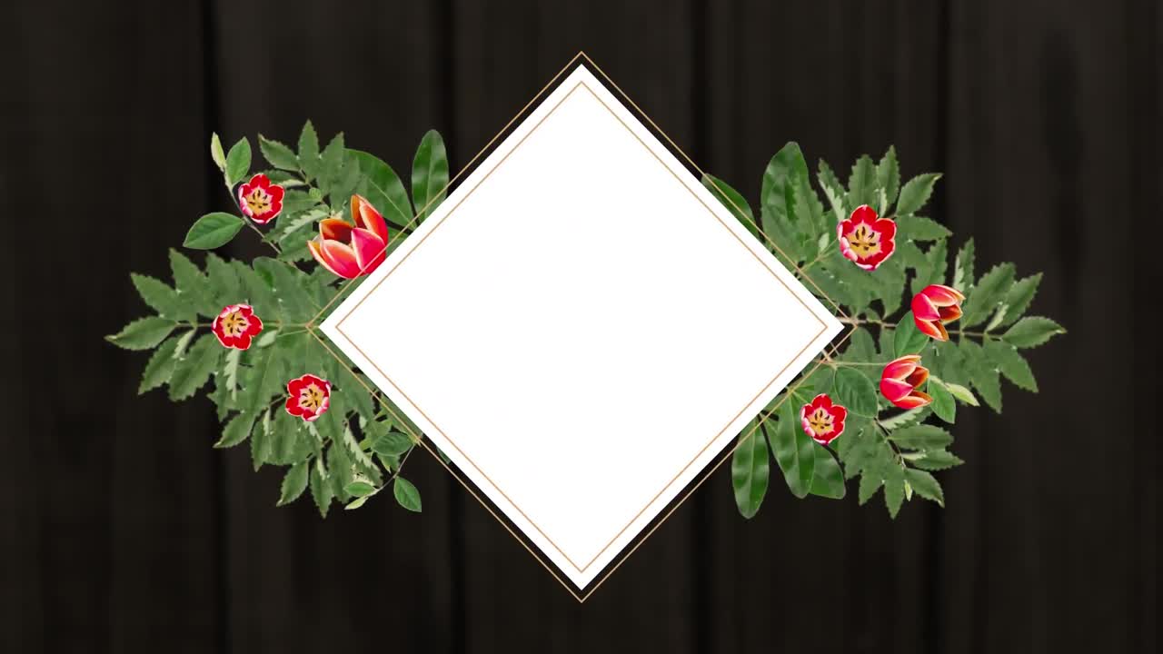 잎 과 꽃 을 가진  ⁇ 색 다이아몬드