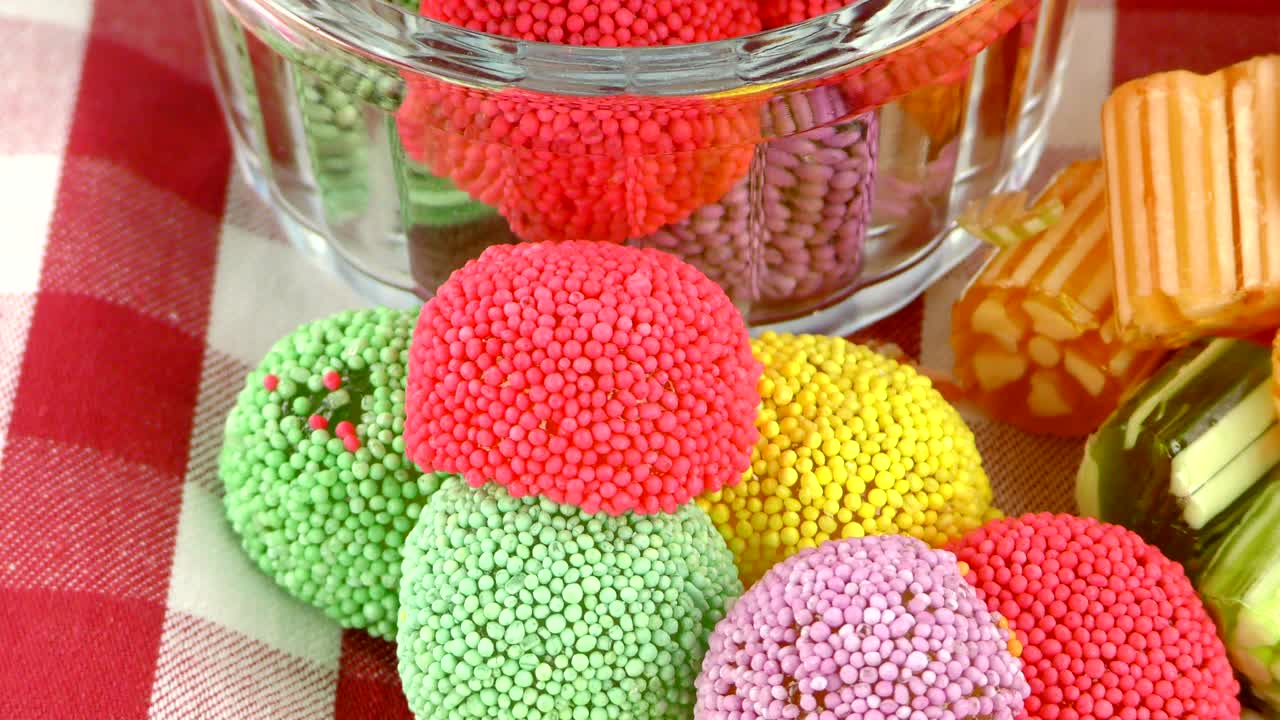 사탕, 달한 젤리, 롤리, 맛있는 설탕 디저트