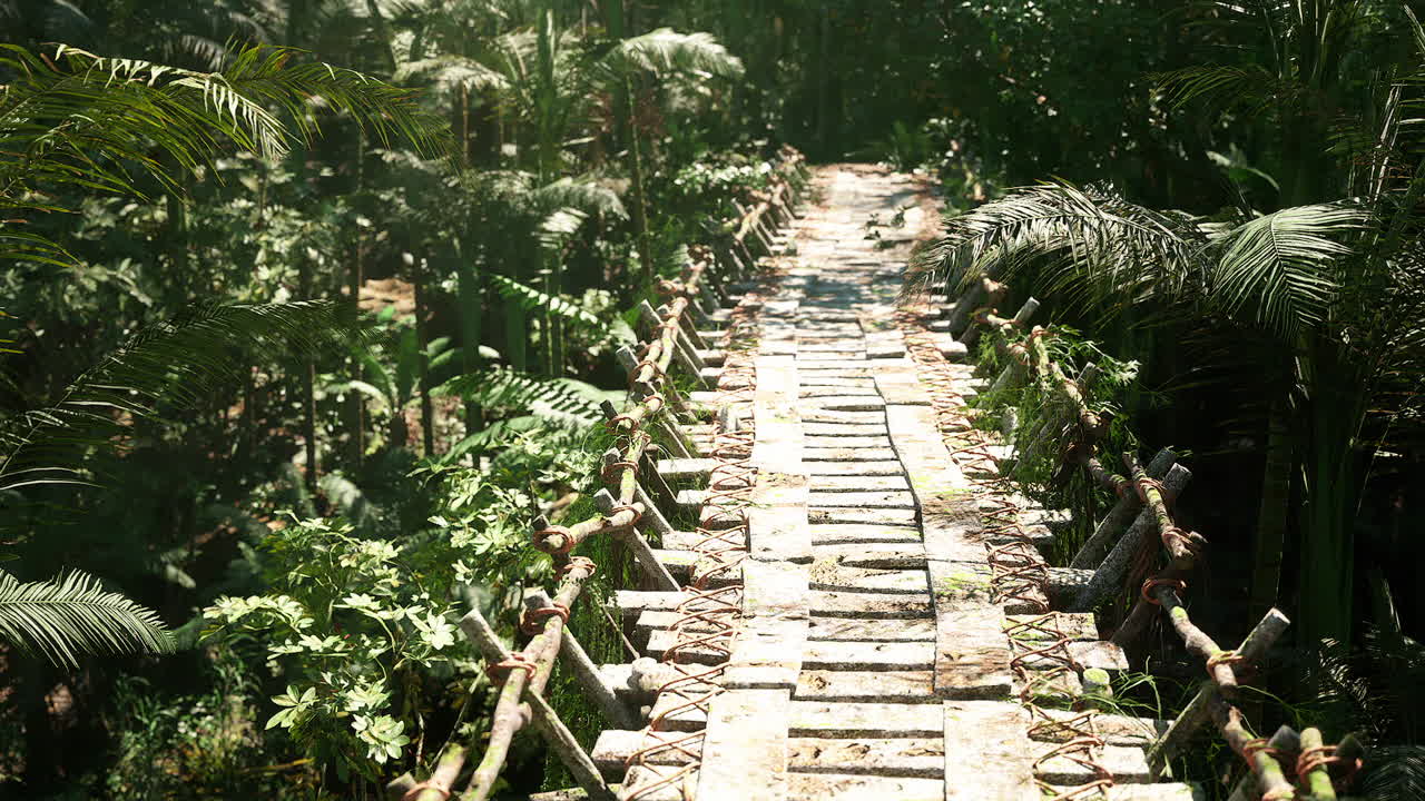 Jungle Rope Bridge
