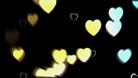 fondo de corazones animados