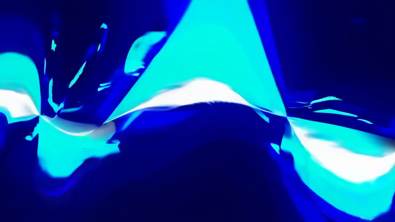 patrón de ondas abstractas de azul y cian