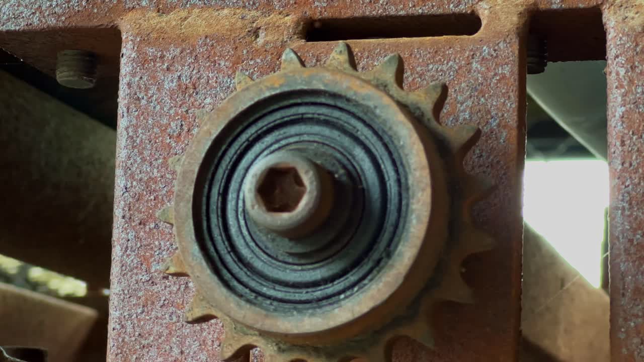 video de un equipo oxidado