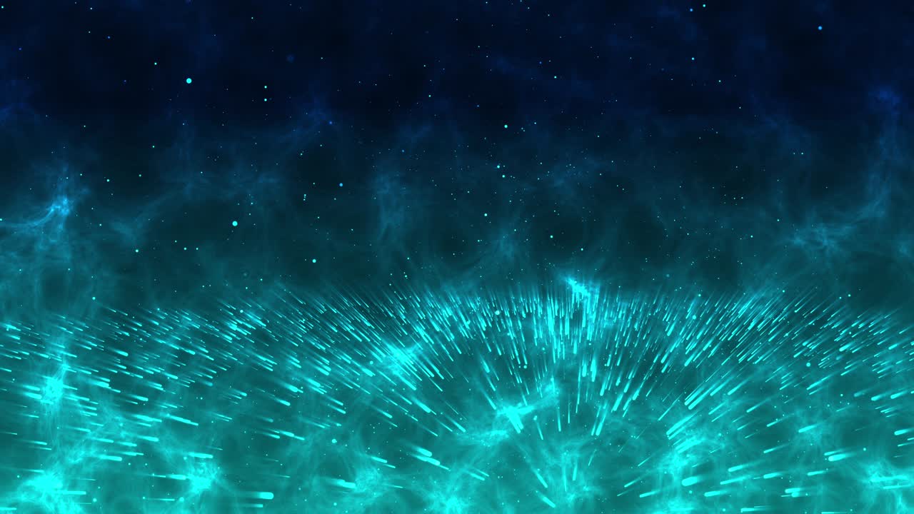 어두운 배경에 어져 있는 아름다운 다채로운 날아다니는 입자들