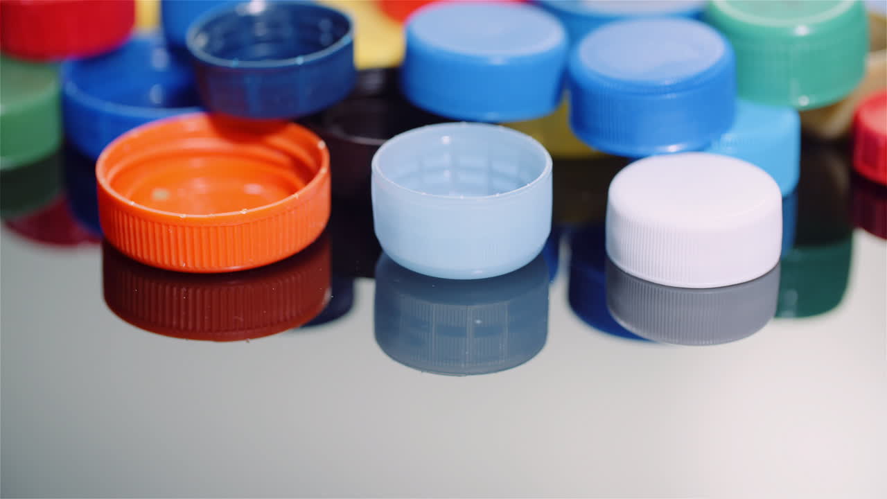 algumas tampas de garrafa de plástico indústria de reciclagem de processamento de plástico 10