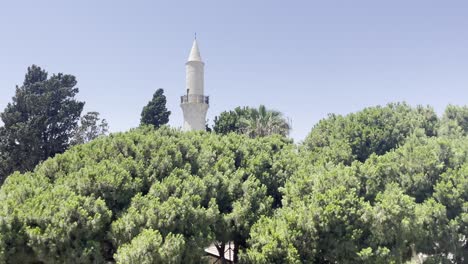 Statisches-Video-Von-Der-Spitze-Der-Mittelalterlichen-Festung-In-Larnaka,-Zypern