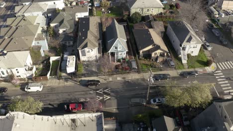 san francisco house orbit 4k aerial in the suburbs