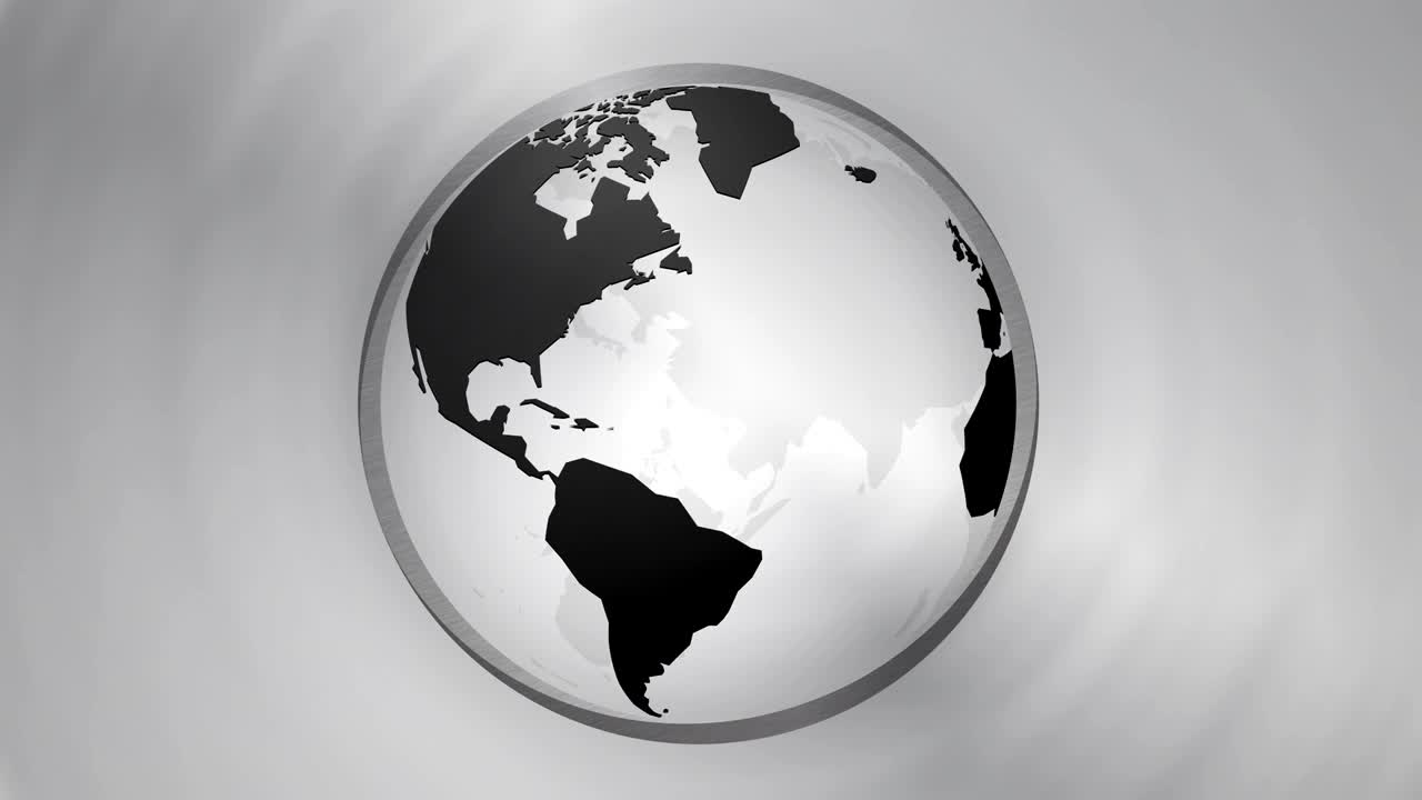 추상적인 다크 월드 글로브 모션 사업 배경