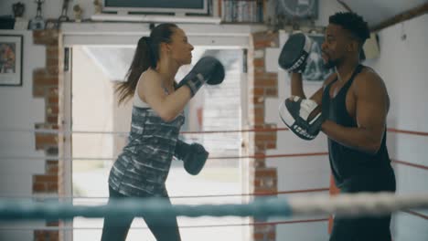 boxers working together in ring