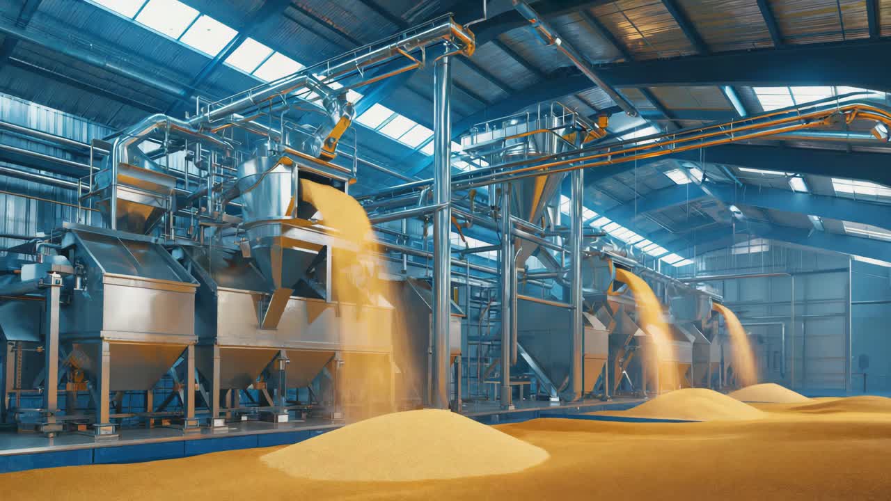 Grain Processing Plant Interior