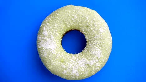 doughnut glazed close-up.