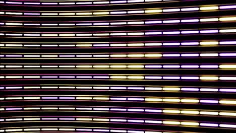 exhibición de luz de led de colores abstractos