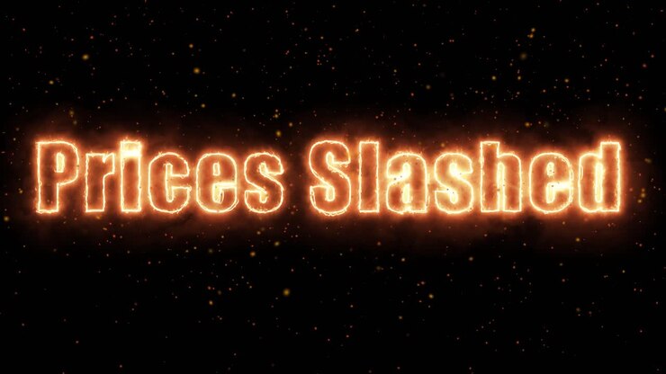 Glowing orange fire text appears on black background with floating embers and heat distortion effects