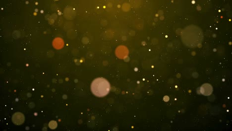 gold glitter falling elegant awards motion background, looped