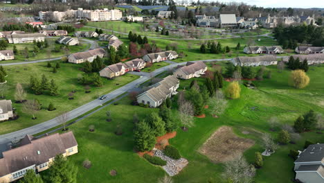 large sprawling retirement home community campus