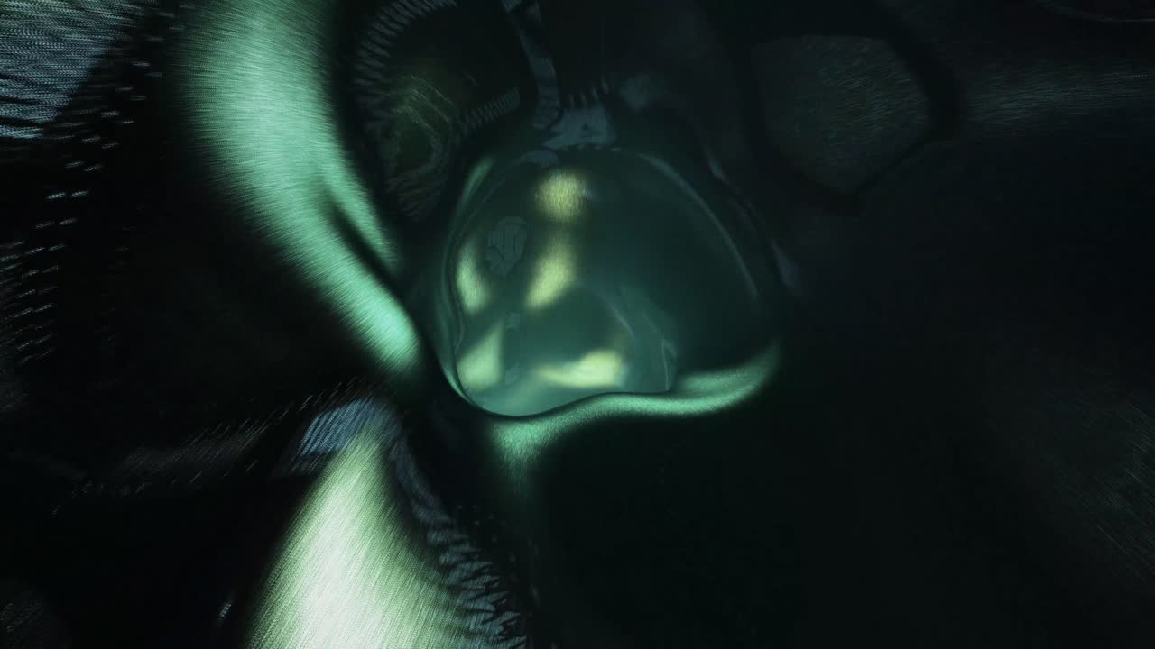 Colorful Abstract Energy Tunnel In Outer Space