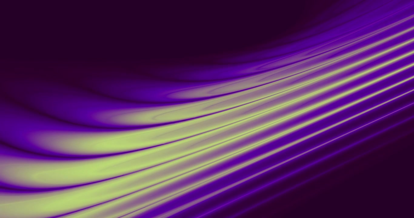 Abstract Motion Background with Glowing Purple and Yellow Waves