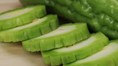 sliced bitter melon