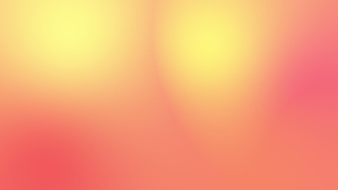 gradación de gradiente borroso fondo abstracto transición suave de colores amarillos de coral de melocotón brillante del año 2022. concepto de animación en movimiento 4k con movimiento suave y espacio de copia