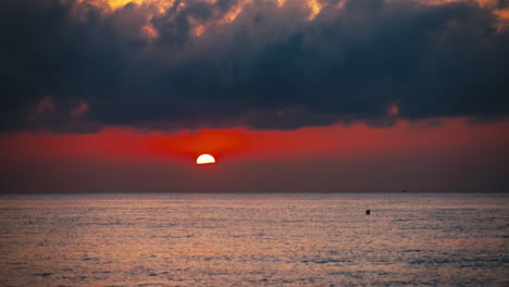 sunrise at mojacar, almeria, spain